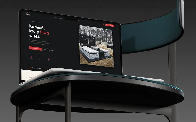 Nagrobki Krosno — zrzut ekranu 3